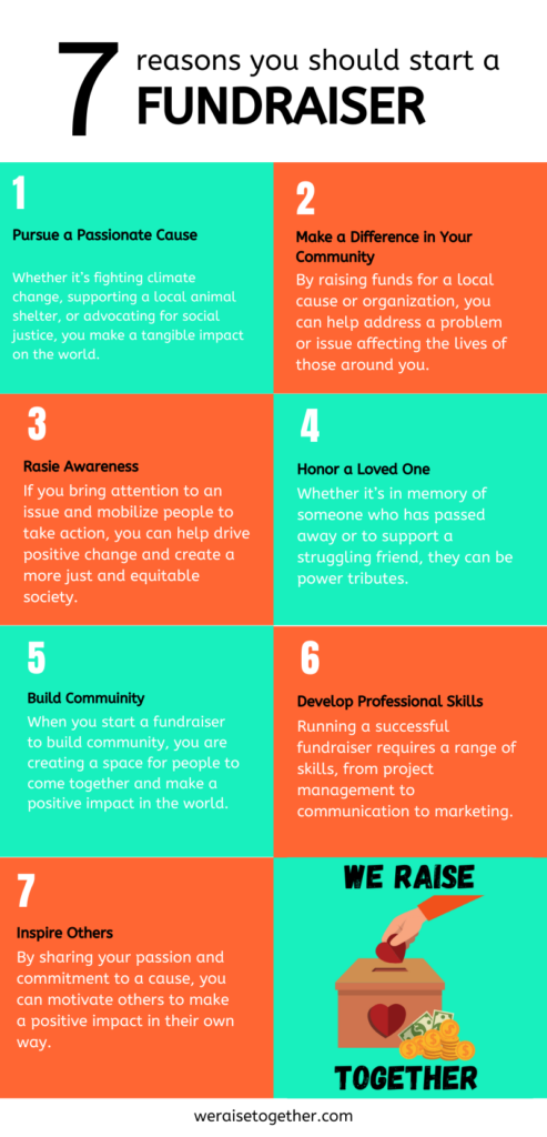 Reasons you should start a fundraiser