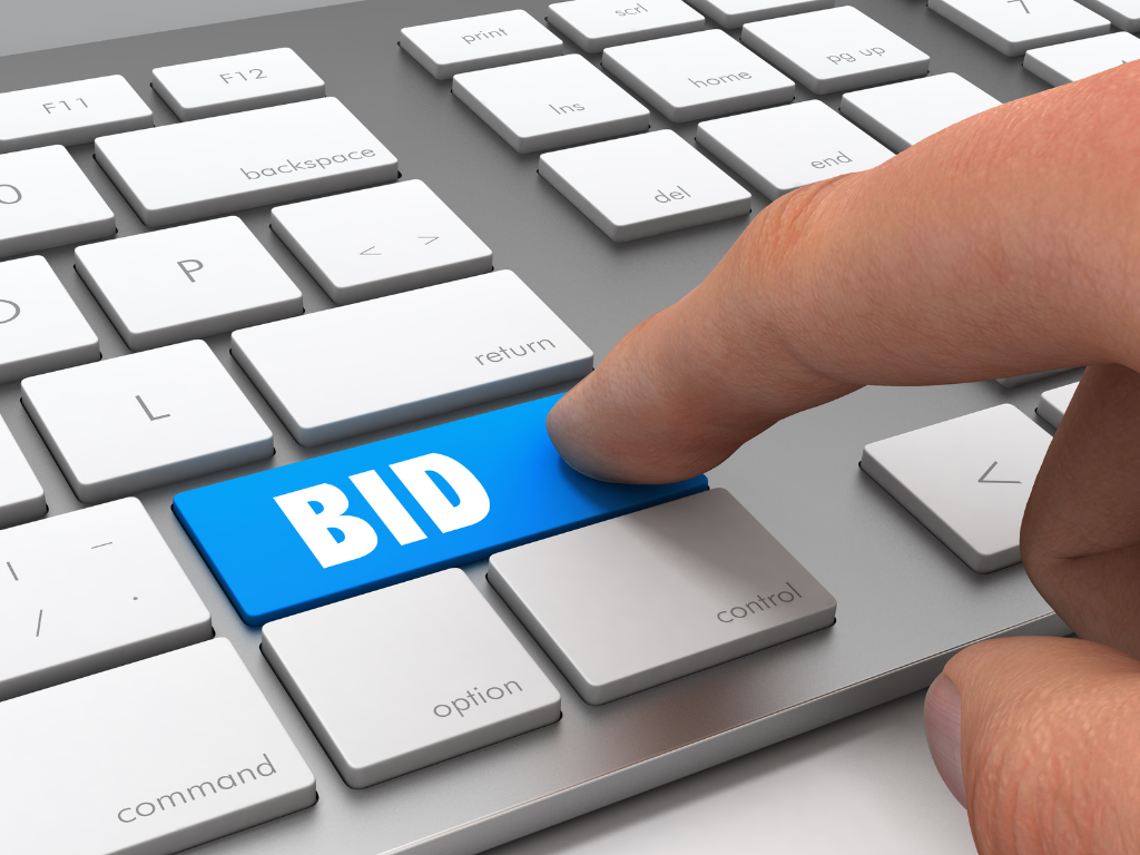 bidding in virtual silent auction
