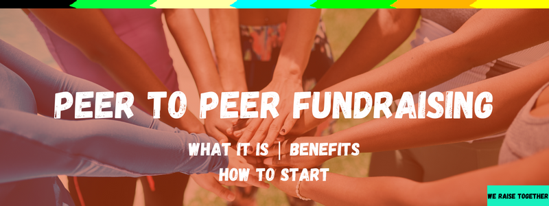 friends coming together through peer to peer fundraising