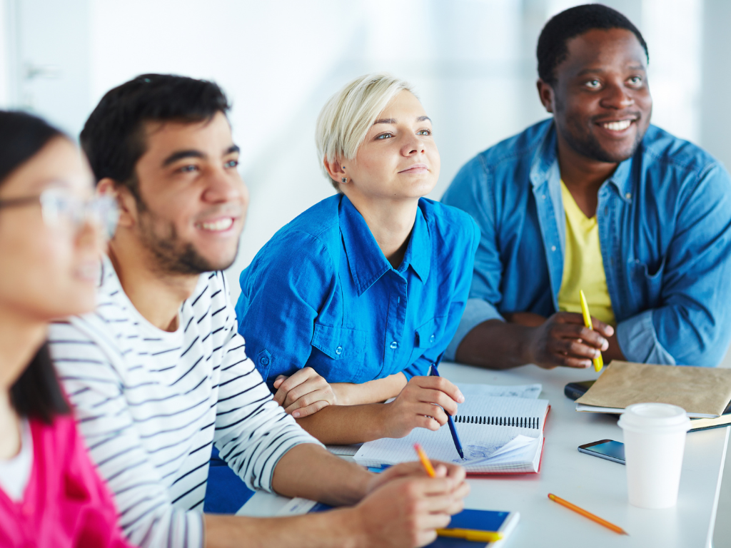 fundraising team in a meeting