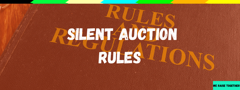 silent auction rules