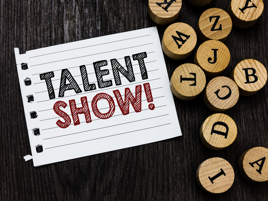 talent show sign