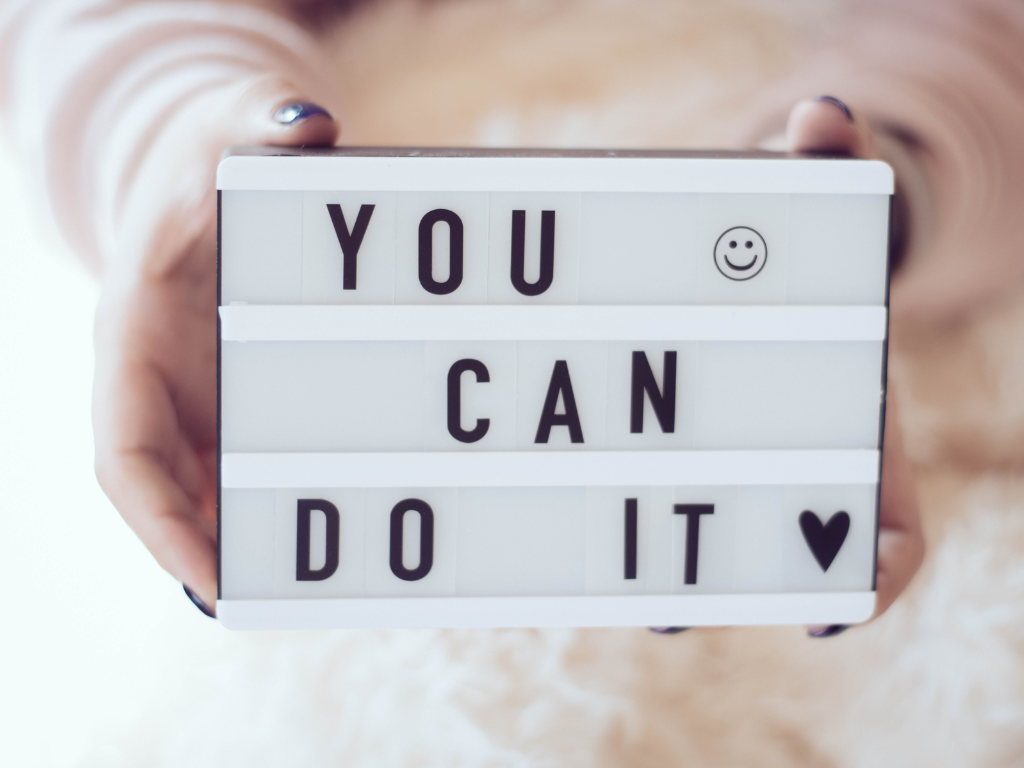 you can do it
