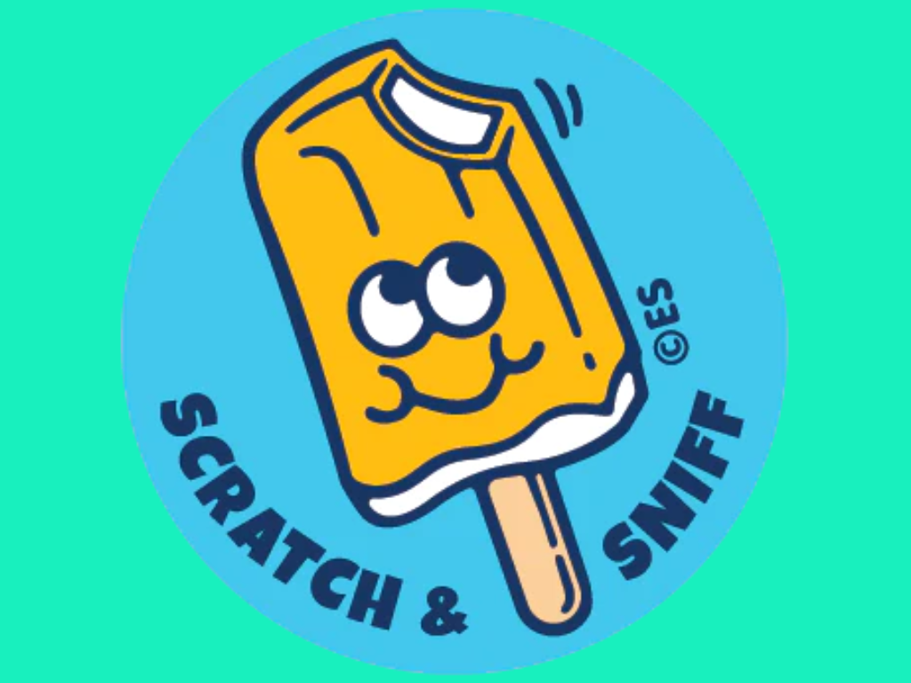 80s Summer Scented Sticker