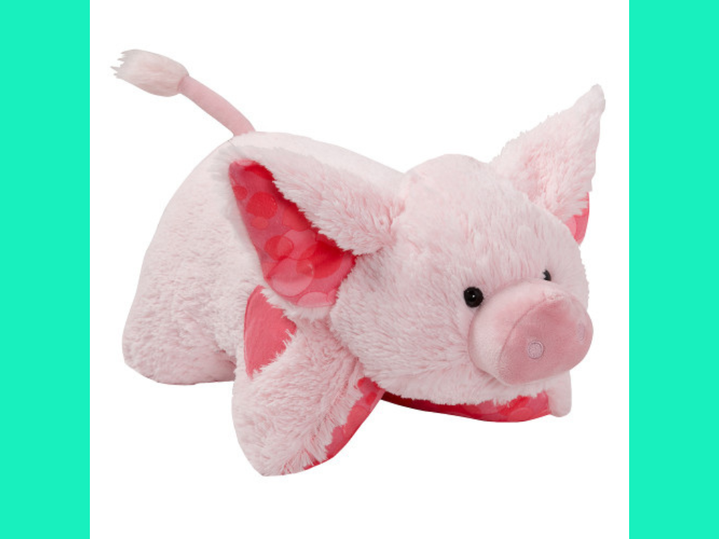 Bubble Gum Piggy Pillow Pet