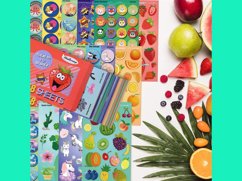 HORIECHALY Smelly Sticker Sheets