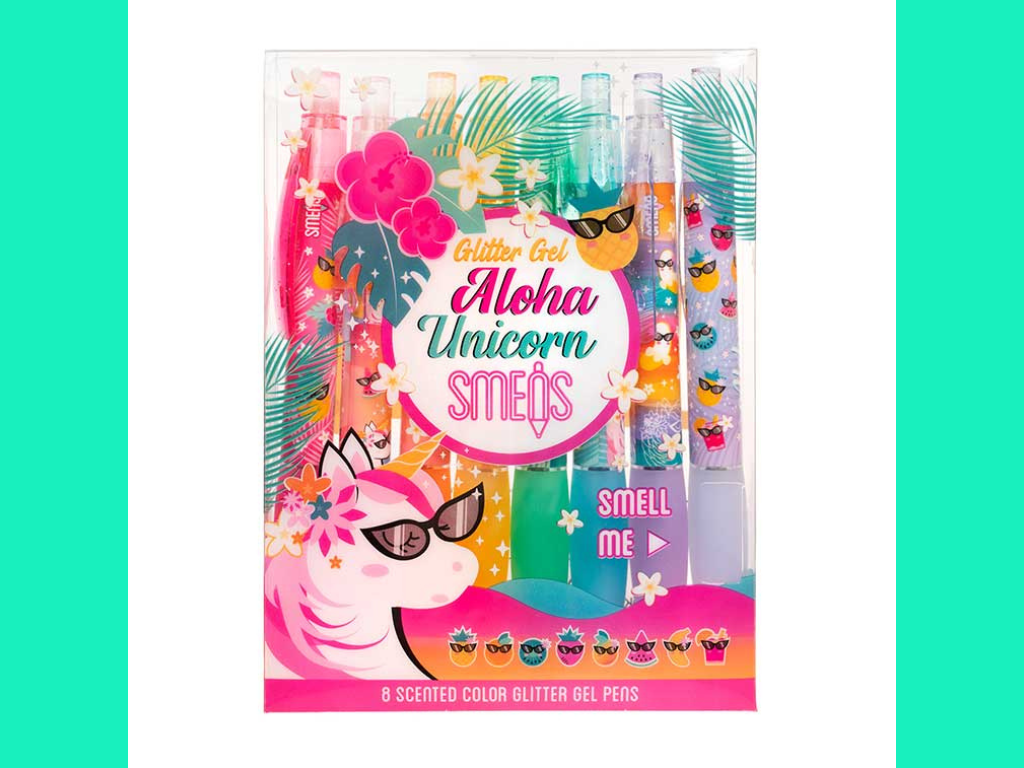 aloha unicorn glitter gel smens