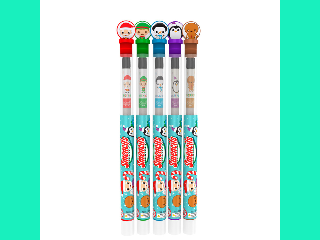 holiday smencils in tubes