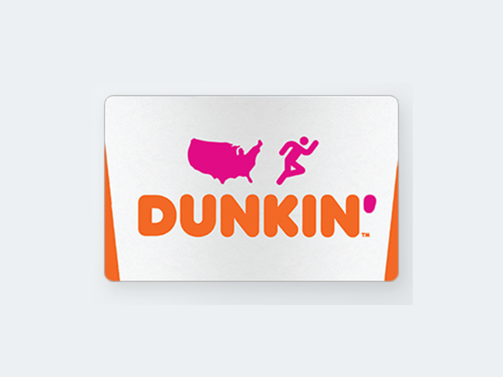 Dunkin Donuts gift card