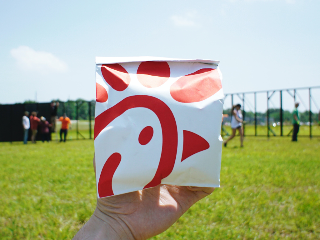 bag of chick-fil-a sandwiches