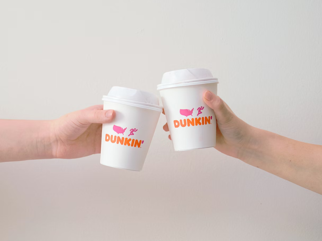 small Dunkin Donuts coffees