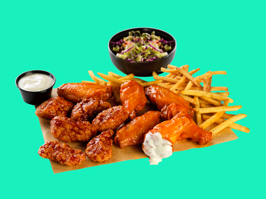 Buffalo Wild Wings meal