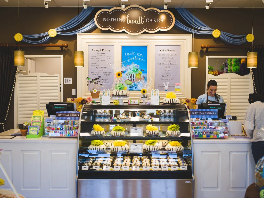Nothing Bundt Cakes in-store display